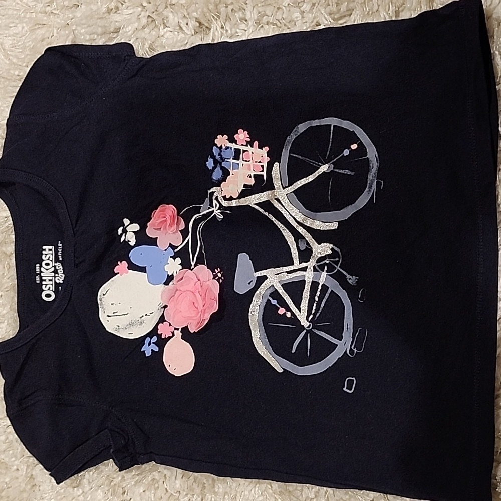 Oshkosh t-shirt 4T navy blue